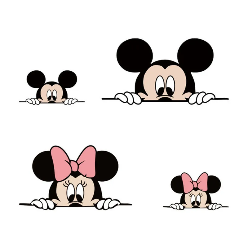Minnie Mickey Mouse Stickers | Minnie Mouse Stickers Cars - Disney Cartoon  Car - Aliexpress