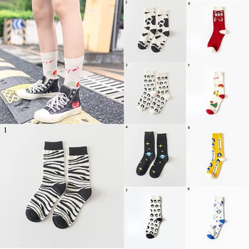

Creative Couples Socks Women Funny Socks Cotton Fashion Cute Girls Short Socks Harajuku Skateboard Spring Summer Socks