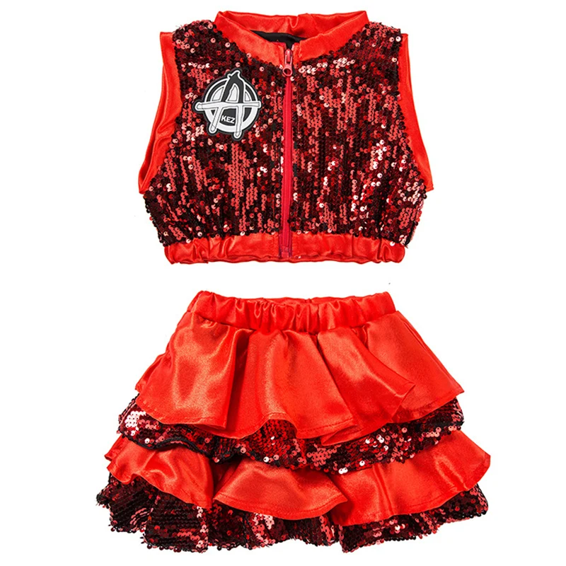 Girl Dance Costume Kid Girls Jazz Hip Hop Dance Costume