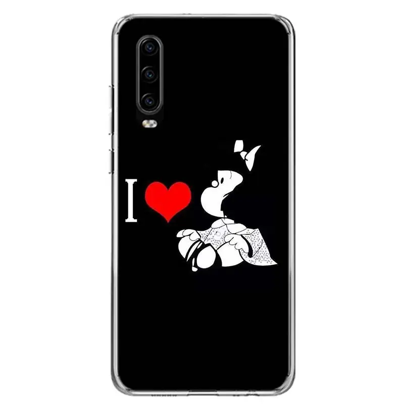 Mafalda Phone Case For Huawei P50 Pro P40 P30 Lite P20 P10 Coque Mate 10 Lite 20 30 Pro 40 Cover Capa Shell Mafalda Phone Case For Huawei P50 Pro P40 P30 Lite P20 P10 Coque Mate 10 Lite 20 30 Pro 40 Cover Capa Shell