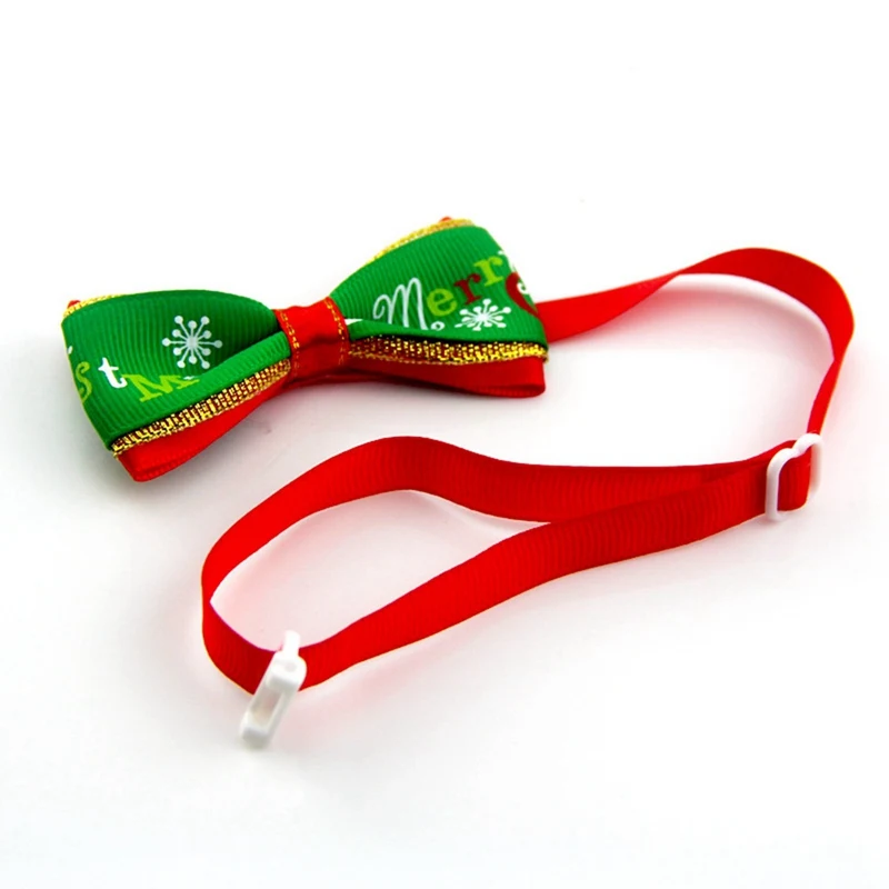

Pet Party Christmas Adjustable Dog Cat Bow Ties Festival Wedding Necktie Pet Accessories Dog Grooming Bowknot Bowties Collar CM