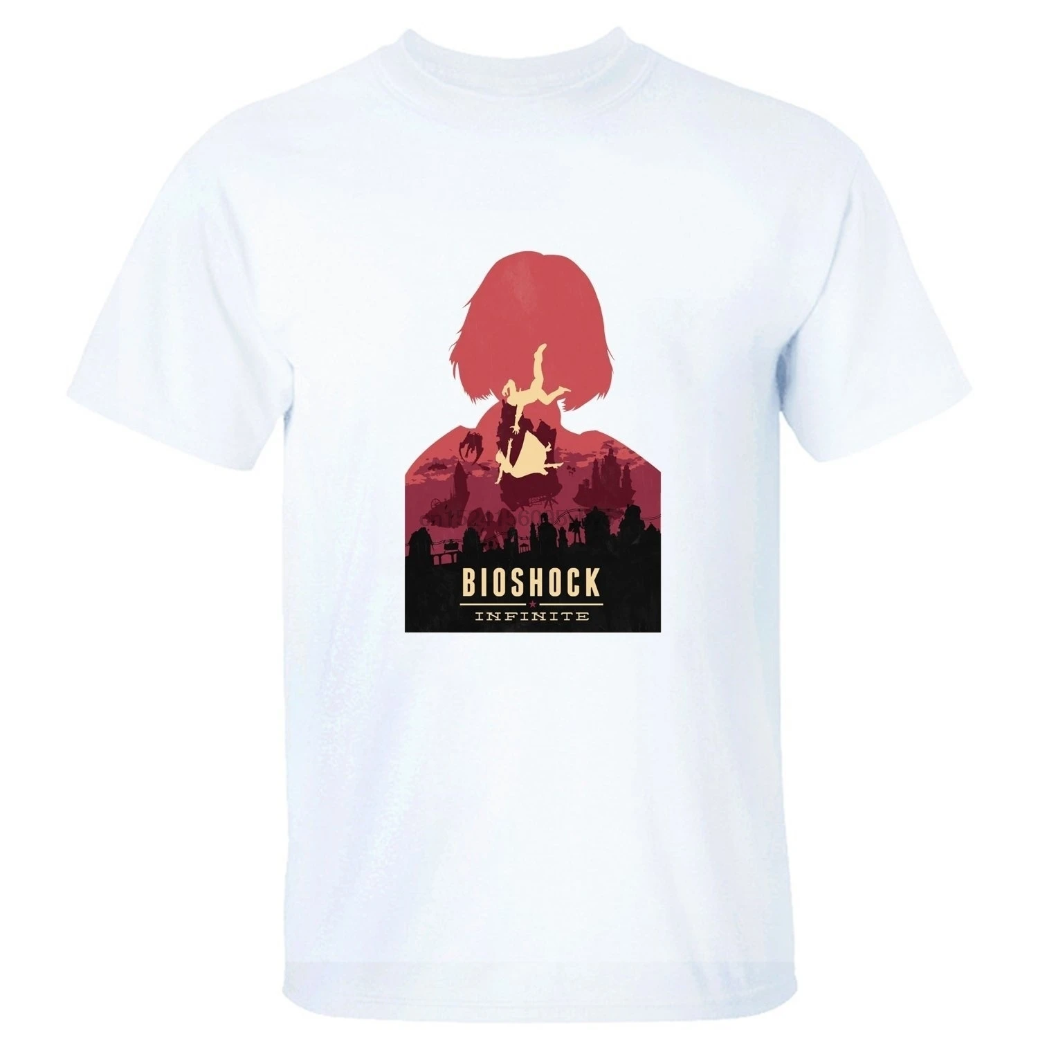 Bioshock Infinite Poster Elizabeth Fashion летняя Мужская хлопковая футболка | одежда