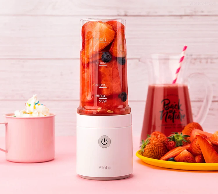 Xiaomi Mijia Pinlo Электрический кухонный соковыжималка миксер портативный пищевой блендер зарядка с помощью быстрого отрезания сока мощность