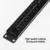 19"1U Rack Pass-through 24 Port CAT6 Patch Panel White Short Keystone Jack RJ45 Сетевой Кабель Адаптер Модульная Распределительная Рама