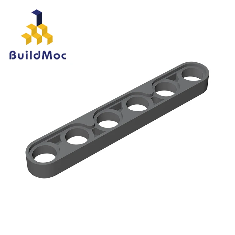 Совместим с 32063 Technic, Liftarm 1x6 тонкий для строительных блоков части DIY логотип развивающие Подарочные игрушки - Цвет: M0350-06