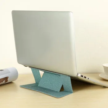 

Adjustable Invisible Laptop Stand Portable Seamlessly Folding Notebook Holder Mouse Pad Design PUO88