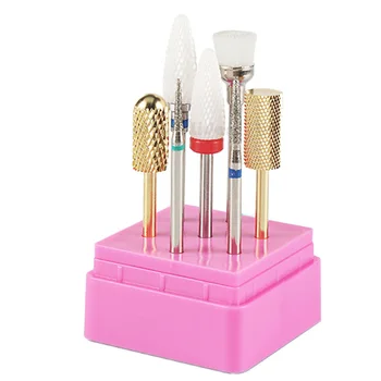 

Eletric Pedicure Machine Bit Sets 7Pcs Lots Nail Drill Diamond Corundum Cutter For Manicure Milling Remover Gel Polish Bills