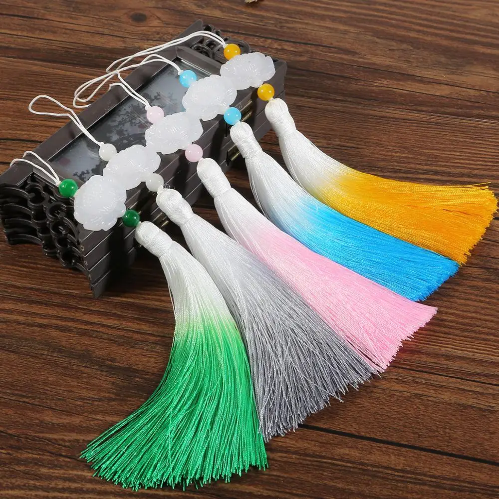 

1Piece 13cm ancient style lotus gradient tassel tassel DIY tassels fringe Trim pendant for Sewing curtains jewelry Findings