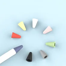 8 шт силиконовый сменный наконечник, чехол, защитный чехол для Apple Pencil, 1-й 2-й сенсорный экран, стилус, чехол