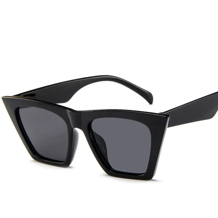 Yoovos роскошные квадратные солнцезащитные очки для женщин винтажные женские солнцезащитные очкив ретро стиле классический фирменный дизайн путешествия Lentes De Sol Mujer - Цвет линз: Black