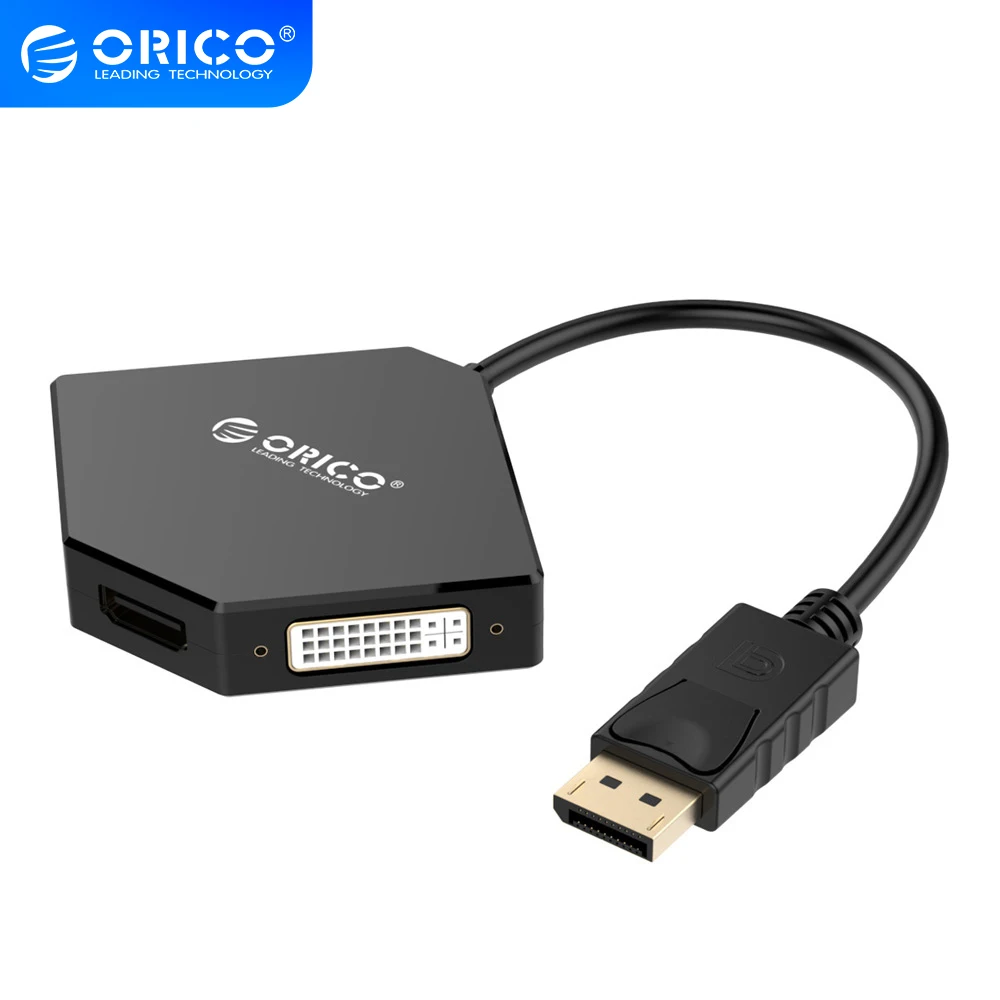 ORICO DP к HDMI DVI VGA адаптер кабелю Thunderbolt порт дисплея для Apple MacBook Air Pro IMac Mac(DPT HDV3)|dp to