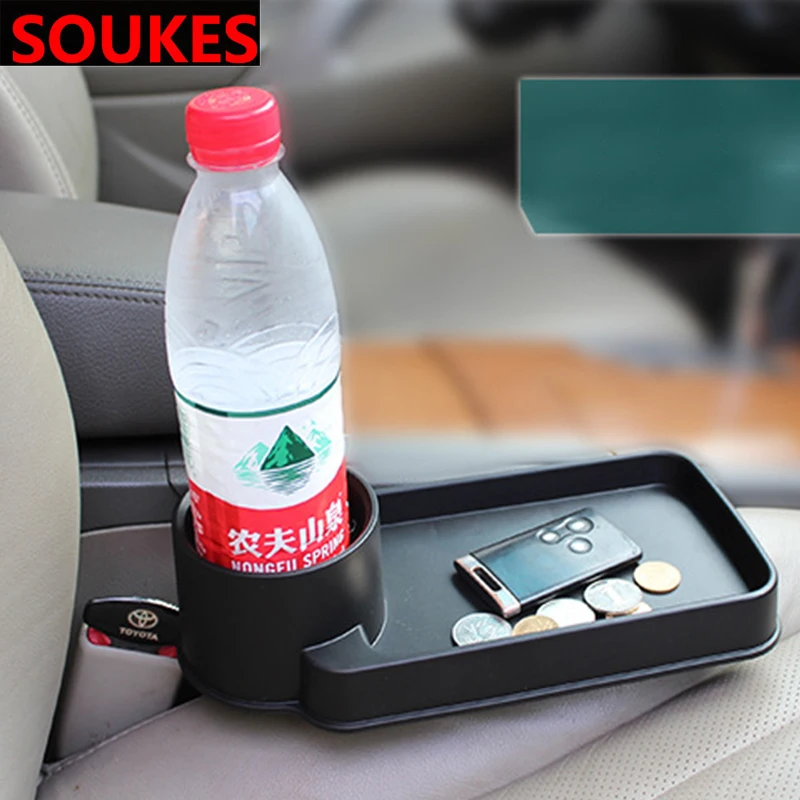 

Car Seat Gap Storage Cup Drink Coin Holder Box Pocket For Mercedes W203 W211 W204 W210 Benz AMG GLA BMW F10 E34 E30 F20 X5 E70