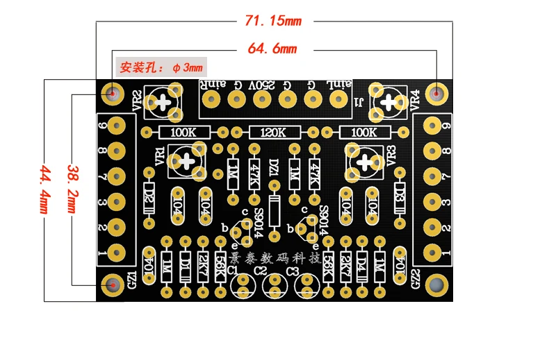 DC12V двухканальный низкого напряжения 6E2 ламповый индикатор драйвер платы индикаторный усилитель уровня DIY Аудио флуоресцентный