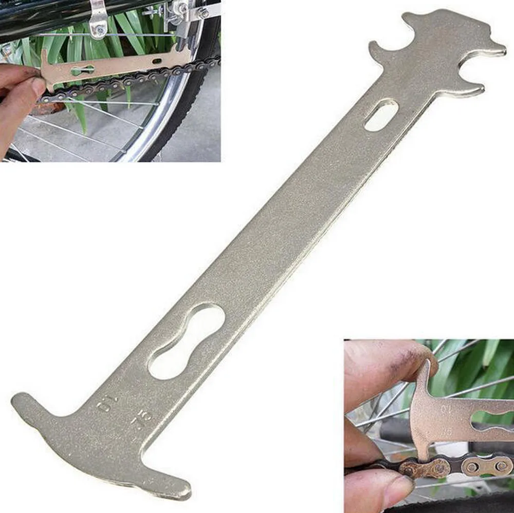 

1PC Bicycle Chain Wear Indicator Checker MTB Bike Chain Wear Indicator Gauge Checker Stretched Tool Replacement Repair Tool