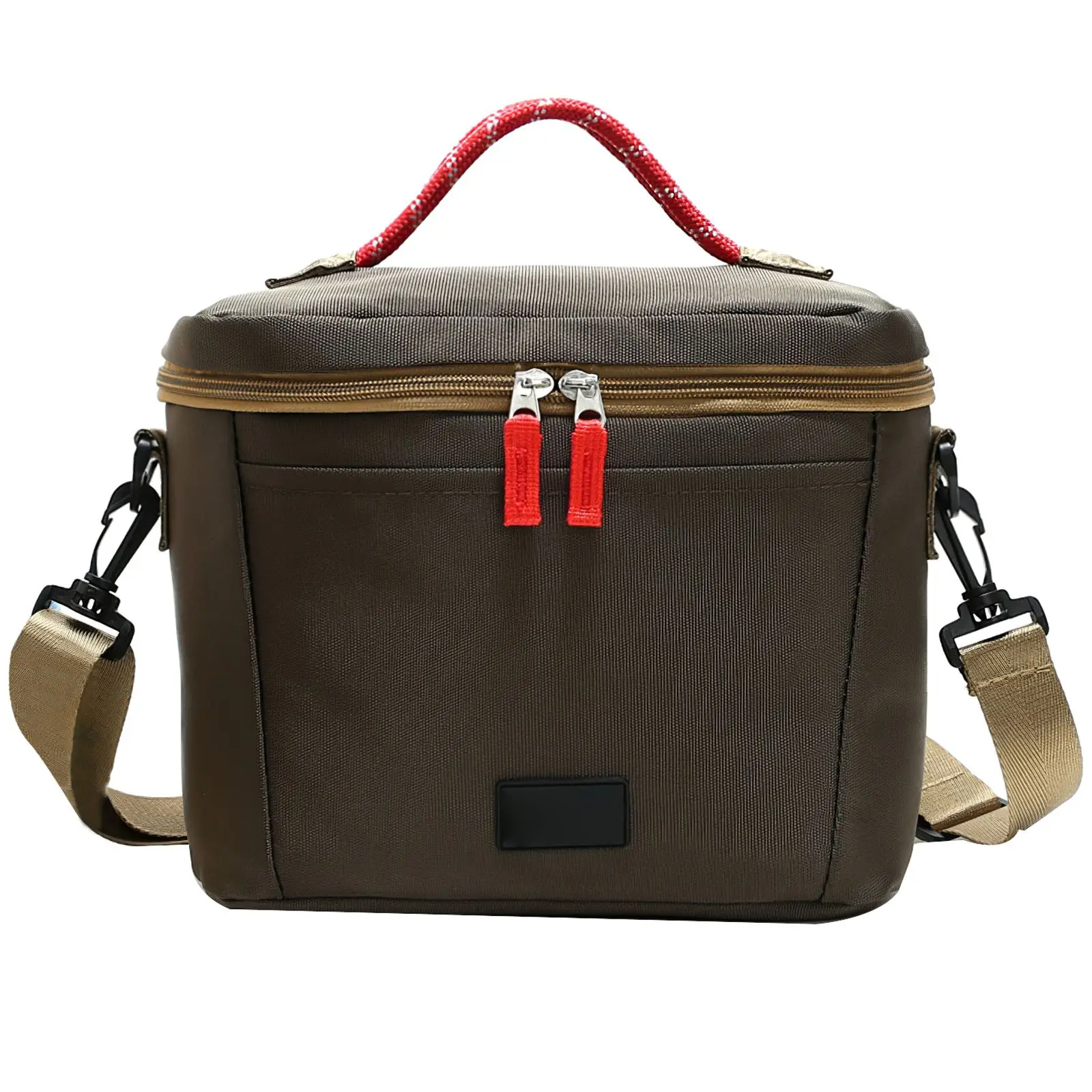 Insulated Lunch Bag Oxford Cloth Box Working Handle Large Capacity Three Layers Cooler | Дом и сад