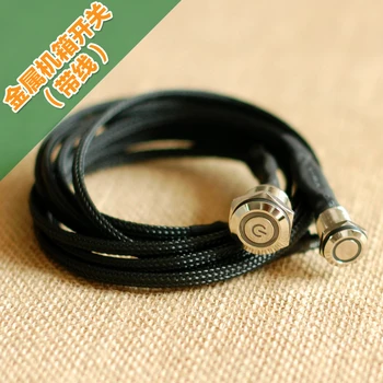 

Metal Button Boot Button Chassis Desktop Computer Host Switching Line Reset Wire Power Button