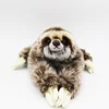 24cm HOT Stuffed Toy Three Toed Cuddly Lying Animals Lifelike Cute Soft Plush Sloth Critters Children Gifts Doll Birthday ► Photo 3/6