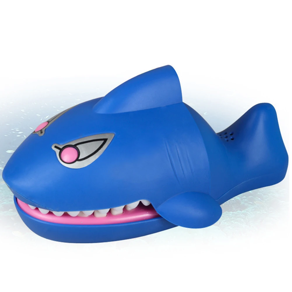 Simulation Sound Light Biting Finger Shark Animal Pressure Relief Trick Toy New