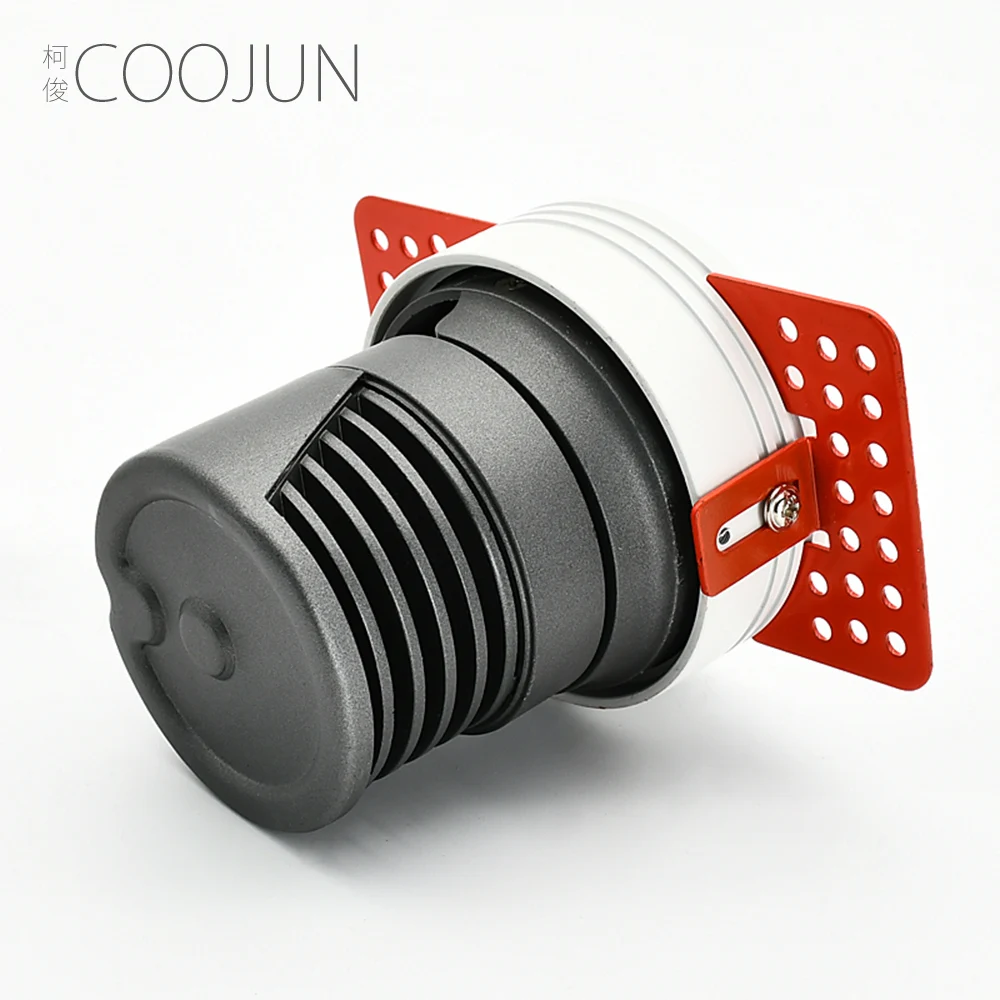 Бескаркасный прожектор COOJUN 7 Вт монолитный блок светодиодов с регулируемым углом