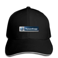 Бейсбол Кепки Thyssenkrupp логотип шляпа с остроконечным Кепки
