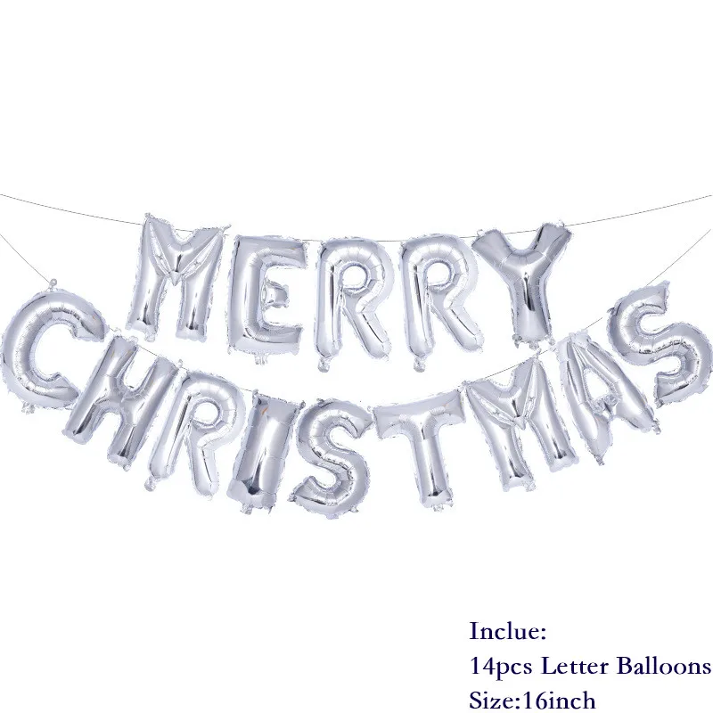 Счастливые рождественские фольги Воздушные шары Санта-Клаус Снеговик воздушный шар в форме дерева год вечерние украшения детская Подарочная коробка принадлежности для мячей - Цвет: Зеленый