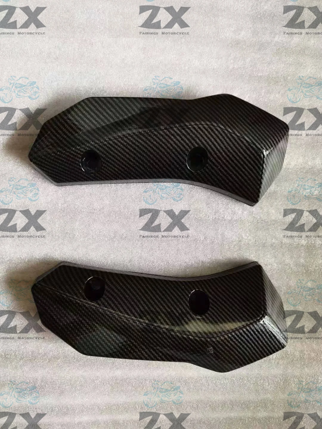 

Боковые Крышки Радиатора из углеродного волокна для Yamaha MT07 MT 07, 2014, 2015, 2016, впрыск из АБС-пластика, есть пара