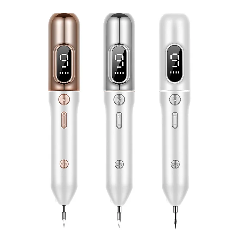 Electric Acne Remover LED Display Point Mole Pen Laser Beauty Device Remove Skin Blemishes Black Spots Instrument Face Care Tool | Красота и
