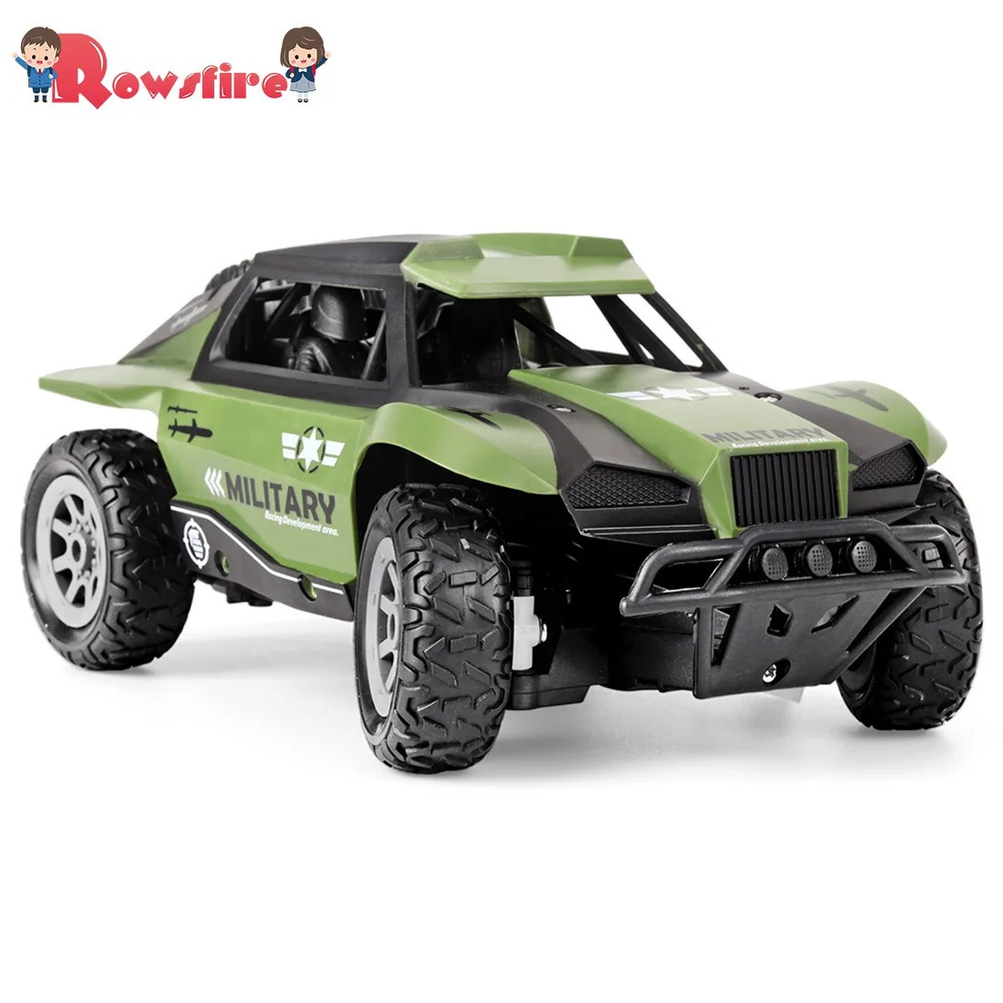 

1:20 2.4G 12km/h RC Short Course Truck RC Off-road Vehicle Remote Control Toy for Children - Green