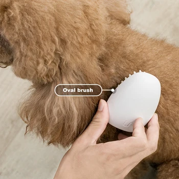 

1pc Silicone Dogs Combs Pet Massage Brush Fur Remove Knot Cutter Comb Deshedding Brush Pet Supplies Dog Cleaning Tools