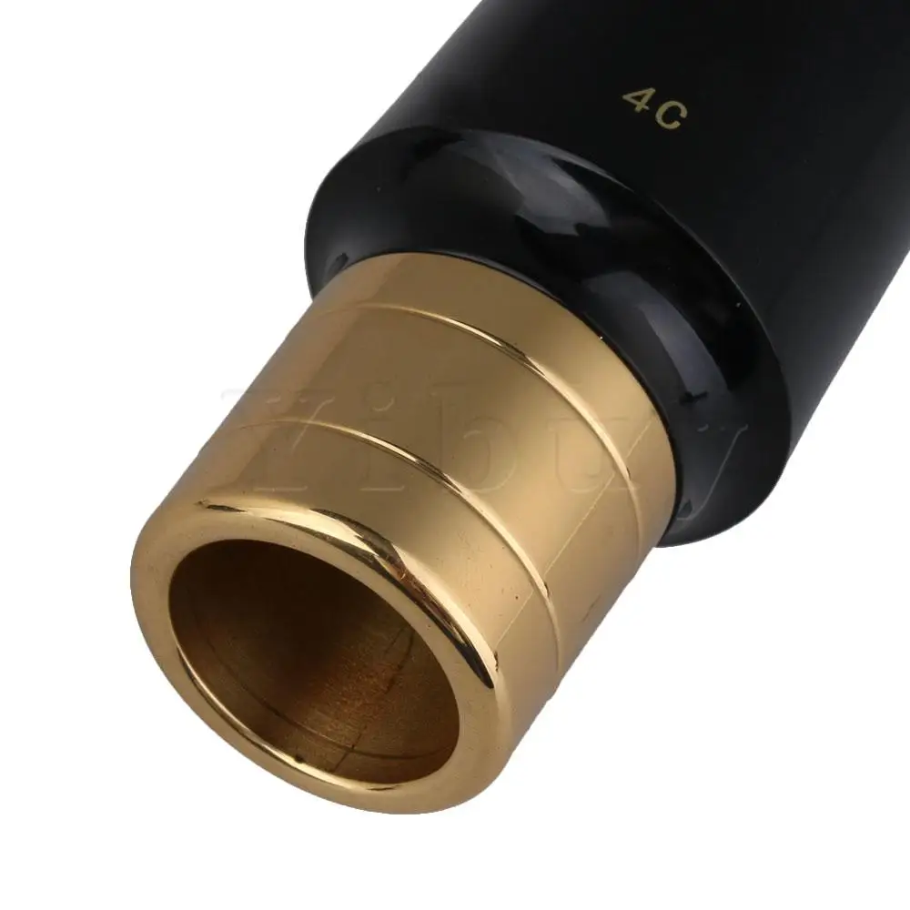 Yibuy бакелитовый медный полуметаллический мундштук для тенор саксофон Woodwind 4C