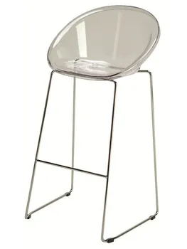 

Stool DICKENS, plating, transparent