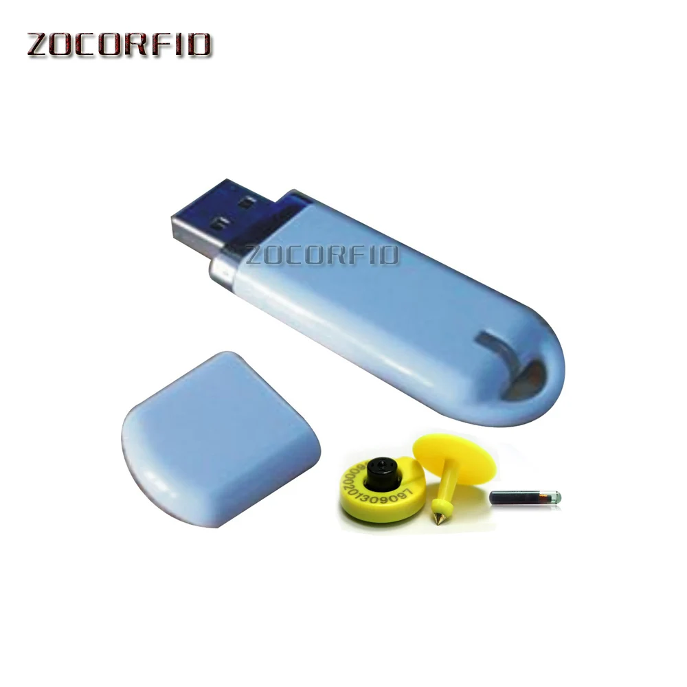 USB-считыватель RFID для животных 34 2 кГц EM4305 125 поддержка системы Android/Windows |