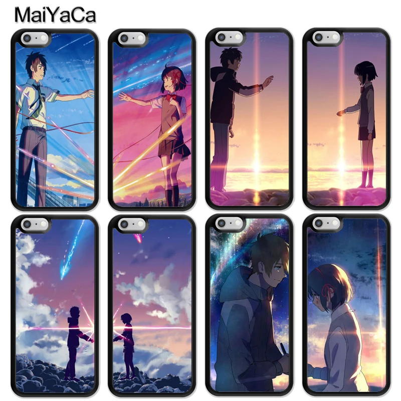 Чехол MaiYaCa с вашим именем Kimi no Na wa для пары iphone 12 mini 11 Pro MAX X XR XS SE 2020 6S 7 8 Plus 5S |