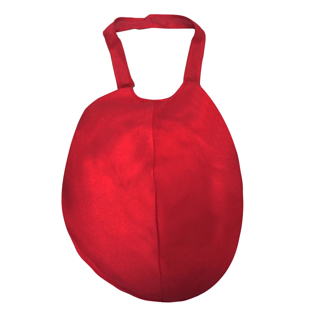 SNAILIFY роскошный красный бархатный костюм Санта-Клауса для мужчин, для взрослых, для рождественского косплея, реквизит для рождественской вечеринки, нарядное платье, шляпа, живот, подарки, сумка - Цвет: Belly