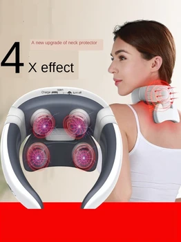 

Cervical Massager Shoulder and Neck Household Electric Multifunctional Neck Protector Neck Intelligent Physiotherapy Massager