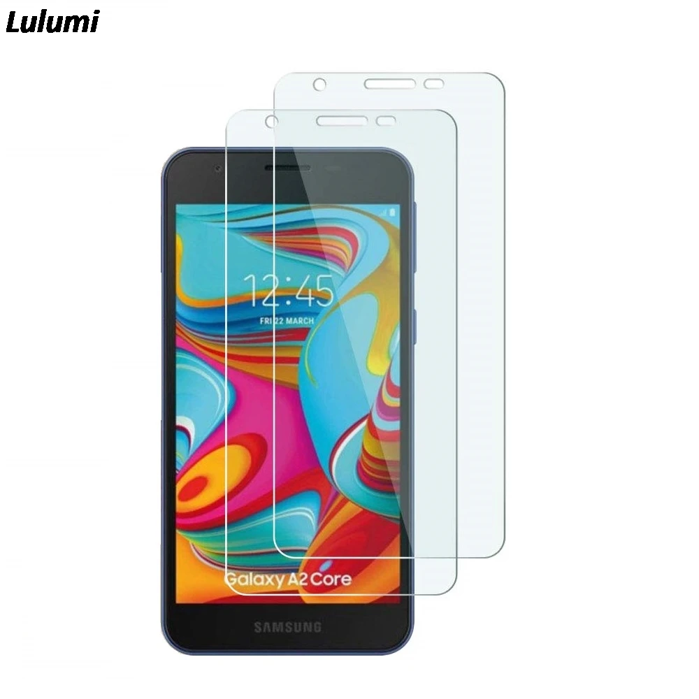 

for Samsung Galaxy A2 Core Screen Protector,HD Clear Anti-Scratch Bubble Free Anti-Fingerprints 9H Hardness Tempered Glass