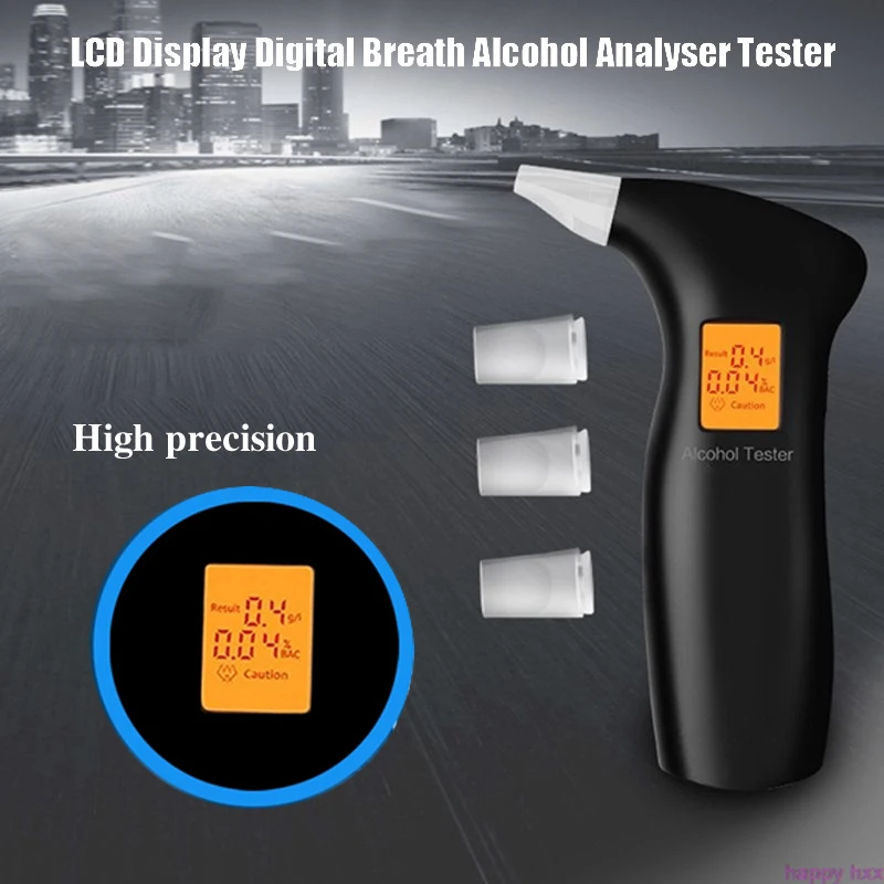 200/100 pcs 712T Digital Breath Alcohol Tester Breathalyzer's Mouthpieces Blowing Nozzle for Alcohol Tester dfdF