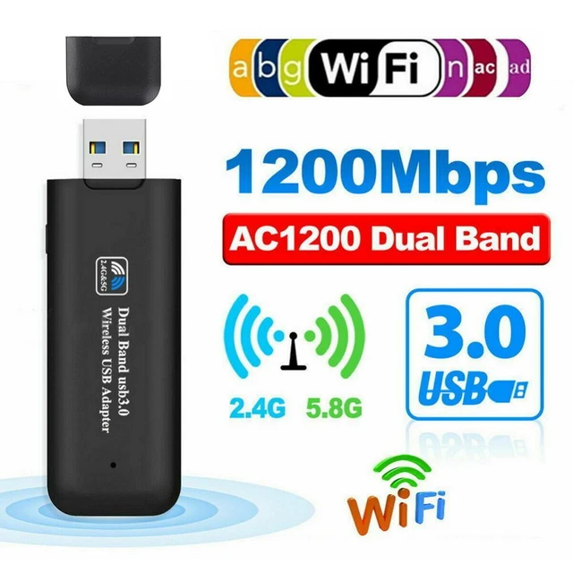 USB 3.0 AC1200 Dual Band Wireless-AC Network Adapter - 802.11ac WiFi Adapter