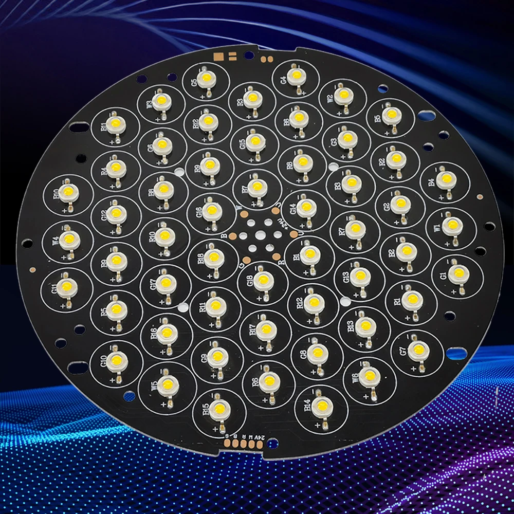 Светодиодный светильник 54x3w теплый белый светодиодный аксессуары 24V|Эффект