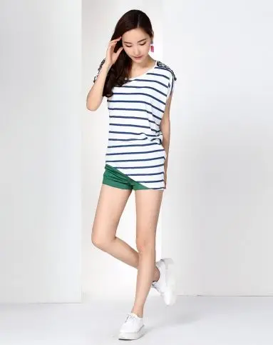 

Summer 2020 short sleeve t shirt mint Women Top Garment