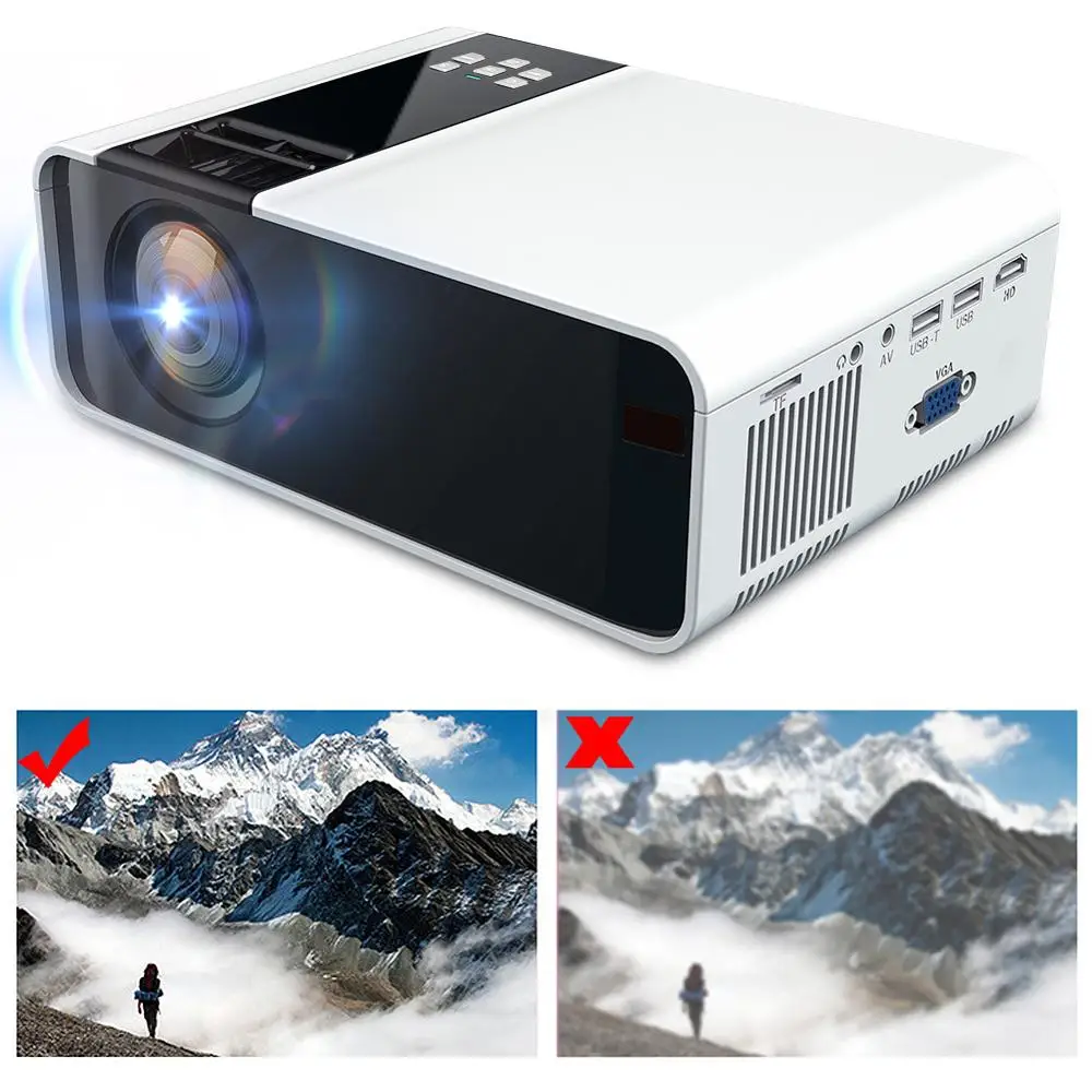 Портативный ультра HD светодиодный кинотеатр W10 проектор 1080P 110 240 В sinema sitemi HDMI для