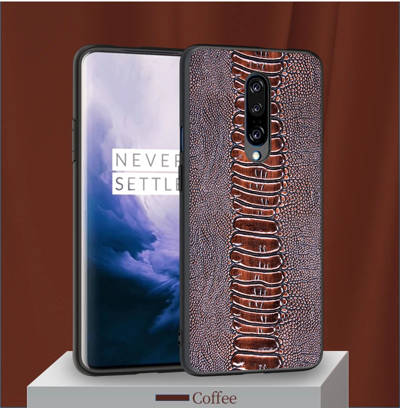 Для OnePlus 7 чехол противоударный 6 6T 5 5T Задняя крышка из натуральной кожи защитные чехлы OnePlus 7 Pro Чехол