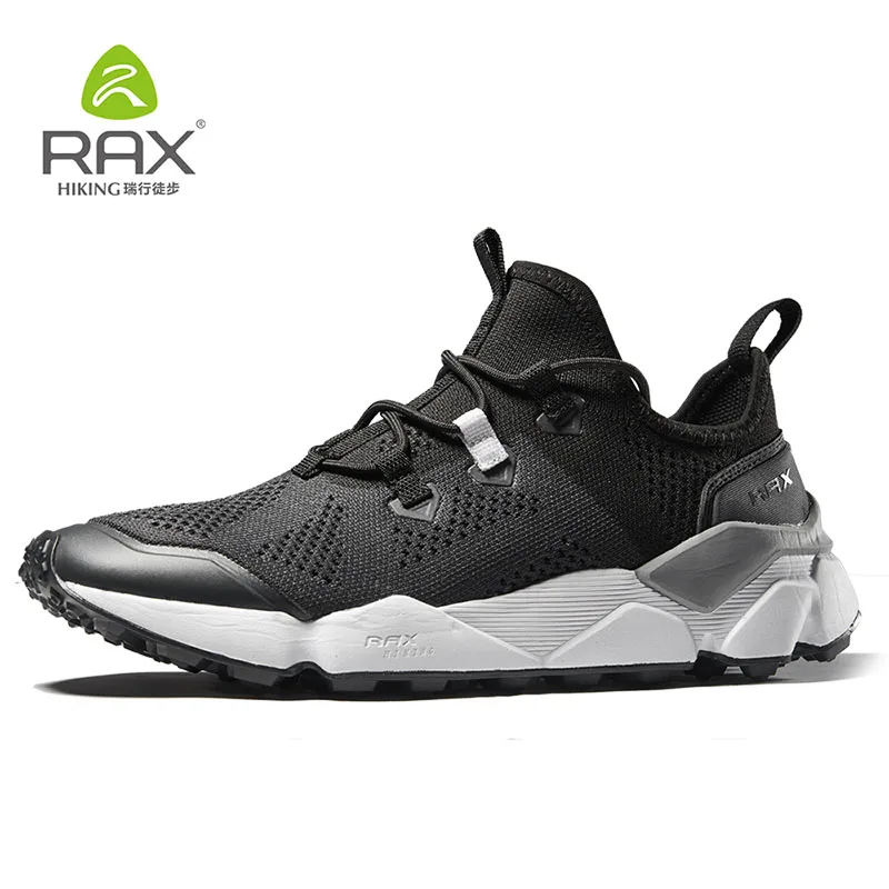 RAX  New Men's Suede Leather Waterproof Cushioning Hiking Shoes Breathable Outdoor Trekking Backpacking Travel Shoes For Men