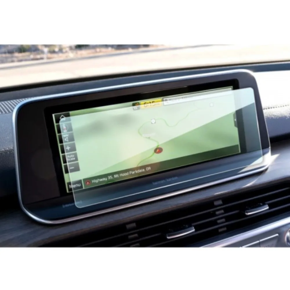 RUIYA Car Screen Protector For Telluride 2020 10.25Inch Navigation Touch Center Display Screen Auto Interior Sticker Accessories