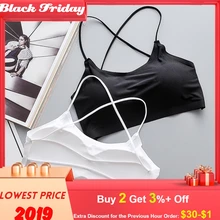 Бюстгальтер пуш-ап размера плюс, женский сексуальный бюстгальтер, топ, жилет, дышащий, грудь, подкладка, Спортивное нижнее белье