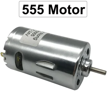 

12V 24V Electric Micro DC High Speed Motor 50W 6000/12000/24000RPM Double Ball Bearing Built-In Cooling Fan For Electric Dril