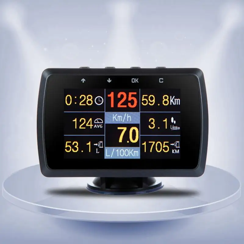 

A501 HUD Display OBD On-board Computer For Car speedometer Fuel Consumption Projector OBD Digital Meter Head Up Display