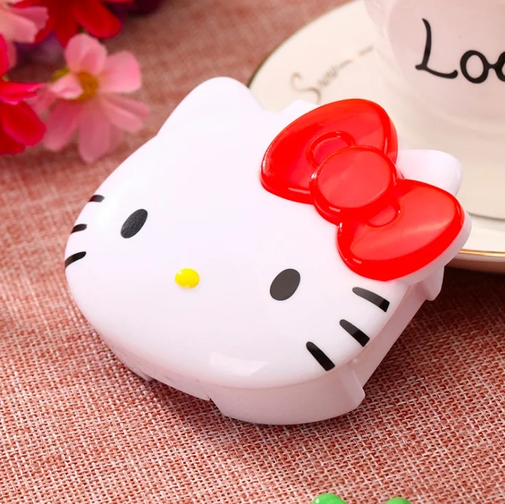 30pcs/lot 4Slots Cute Cartoon Portable Pill Medicine Case Box wholesale Plastic Drug Box Storage Case Box