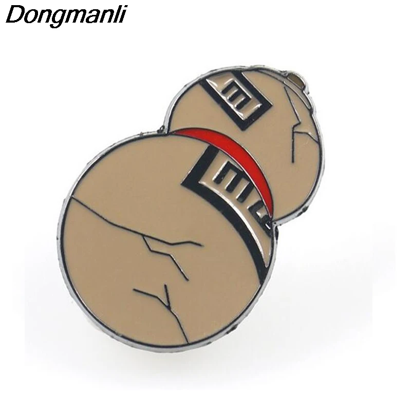 P4332 Dongmanli модная аниме Тыква Gaara металлическая брошь значки рюкзак сумка воротник