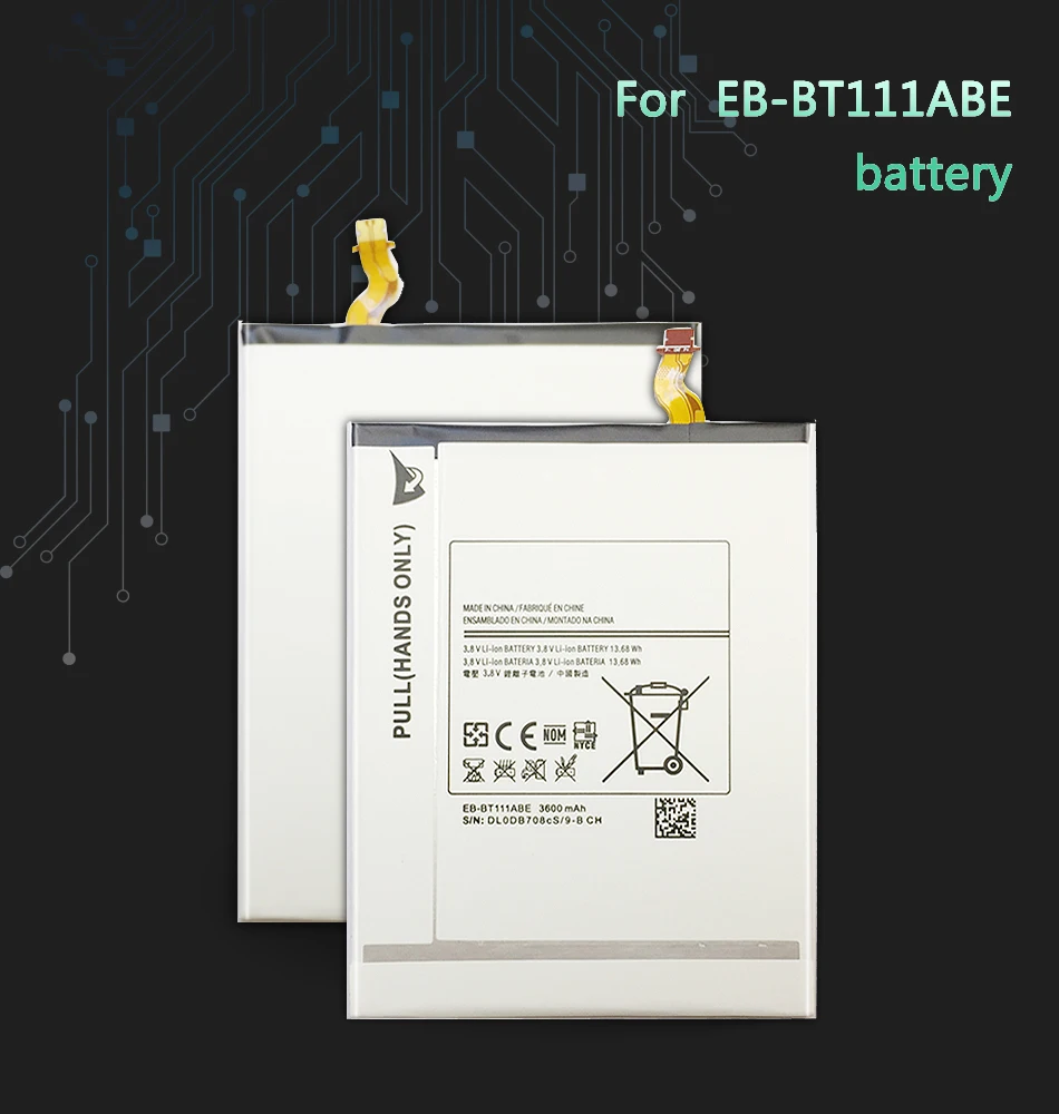 EB-BT111ABE для Samsung Galaxy Tab 3 Lite SM T111 T110 T115 3600 мАч планшет Замена Батарея